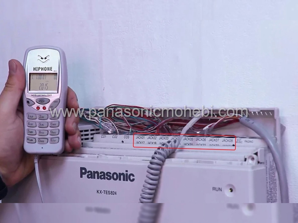 آموزش تصویری آپدیت سانترال 824 پاناسونیک